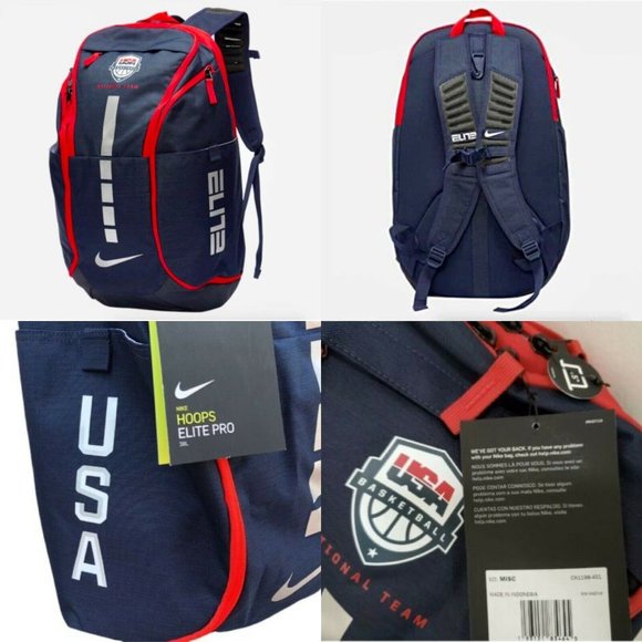 nike hoops elite max air 2. team usa olympics basketball backpack